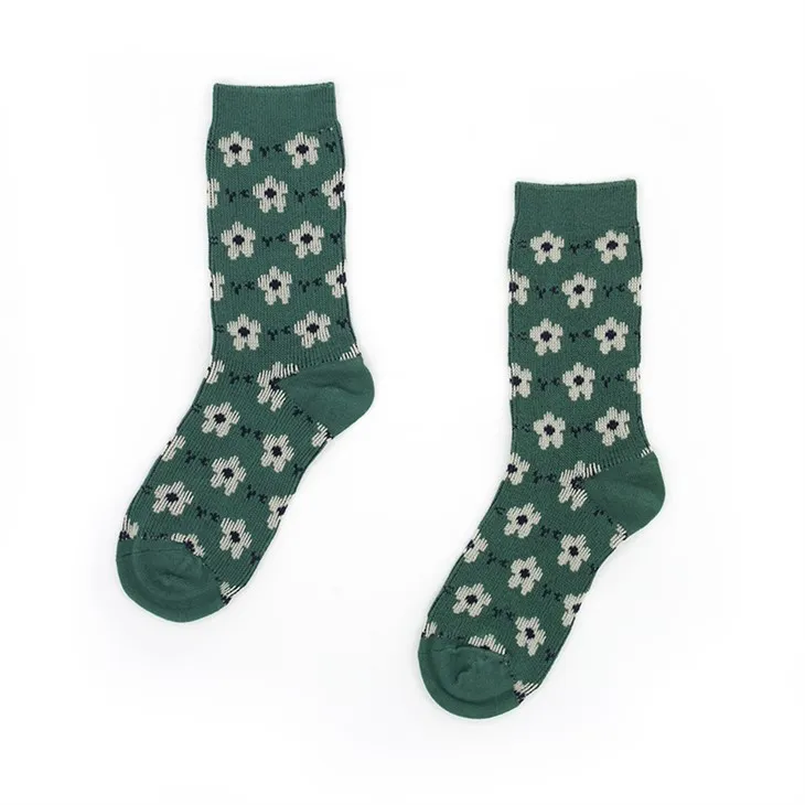 Sanau Blodau Gwyrdd Duon