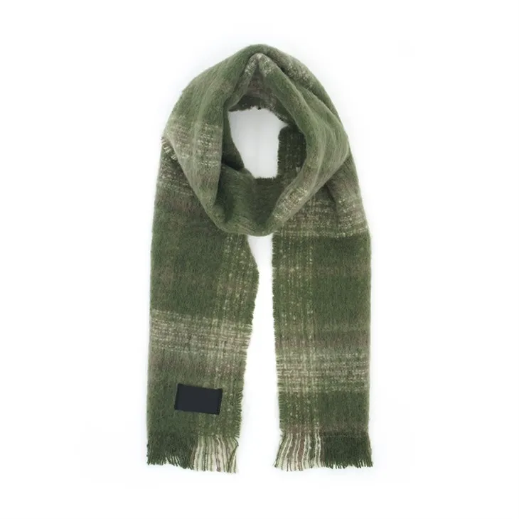 sgarff plaid gwlân 096