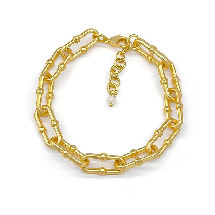 Breichled Clip Papur Aur